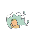 夏のゆるにんじんとうさぎのスタンプ（個別スタンプ：19）