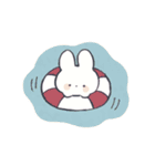 夏のゆるにんじんとうさぎのスタンプ（個別スタンプ：30）