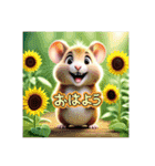 ❤️人魚❤️海、動物、スイカ❤️夏❤️（個別スタンプ：9）