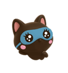 小さい黒猫☆3D【どアップ】（個別スタンプ：31）