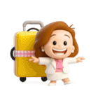 大人お仕事スタンプ＊あけちゃん14【3D】（個別スタンプ：4）
