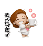 大人お仕事スタンプ＊あけちゃん14【3D】（個別スタンプ：10）