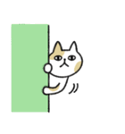 シュッとしたネコ37 よく使う言葉（個別スタンプ：1）