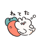 寝不足なうさぎときどきにんじん（個別スタンプ：19）