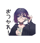 サブカル女子★推し遠征合流（個別スタンプ：2）