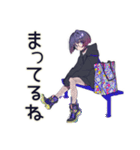 サブカル女子★推し遠征合流（個別スタンプ：9）