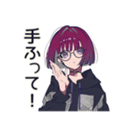 サブカル女子★推し遠征合流（個別スタンプ：18）