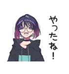 サブカル女子★推し遠征合流（個別スタンプ：38）