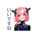 毒舌ロボ娘の敬語スタンプ（個別スタンプ：10）