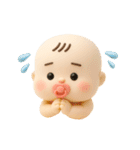 バブいぞ赤ちゃん3D（個別スタンプ：3）