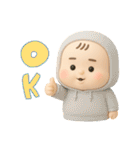 バブいぞ赤ちゃん3D（個別スタンプ：9）