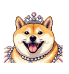 お城の中の太っちょ柴犬（個別スタンプ：22）