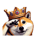お城の中の太っちょ柴犬（個別スタンプ：35）