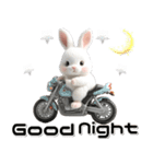 敬語♡バイク好き うさぎ（個別スタンプ：15）