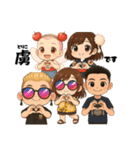 team ИᗩᑕᕼU（個別スタンプ：1）