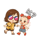 team ИᗩᑕᕼU（個別スタンプ：24）