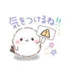 子供も使える❤️留守番ふわもちシマエナガ（個別スタンプ：15）