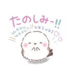 子供も使える❤️留守番ふわもちシマエナガ（個別スタンプ：36）