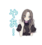 フランス映画好き★しっかり者な女子（個別スタンプ：2）