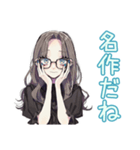フランス映画好き★しっかり者な女子（個別スタンプ：4）