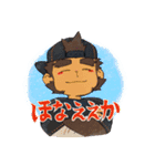 お猿の忍者！火野アラシ参上！（個別スタンプ：8）