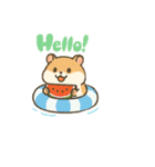 每日使いやすいスタンプ かわいい動物たち（個別スタンプ：24）