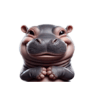 カバの顔がすべてを物語ってる（個別スタンプ：2）