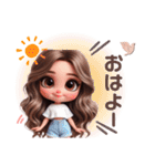 毎日使える♡家族連絡などに（個別スタンプ：1）