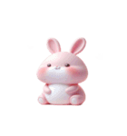 恋愛脳ピンクうさぎ（個別スタンプ：7）