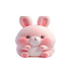 恋愛脳ピンクうさぎ（個別スタンプ：11）
