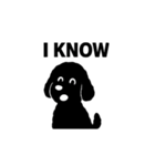 standard poodle black（個別スタンプ：6）