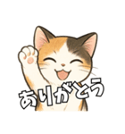 少女漫画風ネコ（個別スタンプ：9）