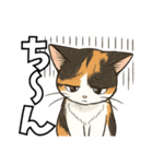 少女漫画風ネコ（個別スタンプ：24）