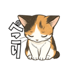 少女漫画風ネコ（個別スタンプ：28）