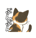 少女漫画風ネコ（個別スタンプ：30）