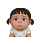 マミ 太っていてぽっちゃりした女の子 (NT)（個別スタンプ：1）