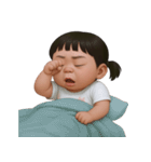 マミ 太っていてぽっちゃりした女の子 (NT)（個別スタンプ：8）