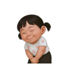 マミ 太っていてぽっちゃりした女の子 (NT)（個別スタンプ：9）