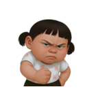 マミ 太っていてぽっちゃりした女の子 (NT)（個別スタンプ：11）
