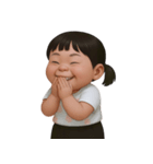 マミ 太っていてぽっちゃりした女の子 (NT)（個別スタンプ：15）