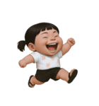 マミ 太っていてぽっちゃりした女の子 (NT)（個別スタンプ：16）