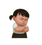 マミ 太っていてぽっちゃりした女の子 (NT)（個別スタンプ：17）