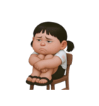 マミ 太っていてぽっちゃりした女の子 (NT)（個別スタンプ：27）