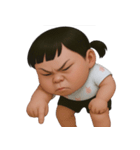 マミ 太っていてぽっちゃりした女の子 (NT)（個別スタンプ：30）