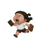 マミ 太っていてぽっちゃりした女の子 (NT)（個別スタンプ：33）