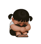 マミ 太っていてぽっちゃりした女の子 (NT)（個別スタンプ：35）