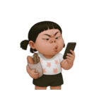 マミ 太っていてぽっちゃりした女の子 (NT)（個別スタンプ：36）