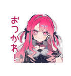 ホラー映画好き★くせつよゴシックガール（個別スタンプ：3）