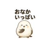 日常会話でずっと使える♡シマエナガちゃん（個別スタンプ：17）