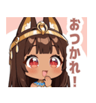 エジプト猫のラブリースタンプ（個別スタンプ：10）